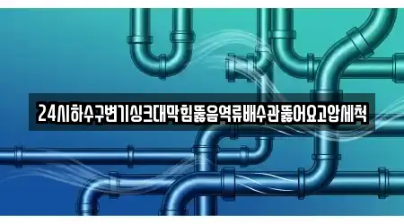 24시하수구변기싱크대막힘뚫음역류배수관뚫어요고압세척