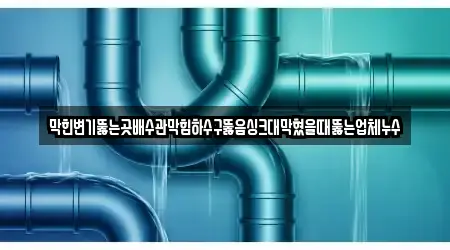 막힌변기뚫는곳배수관막힘하수구뚫음싱크대막혔을때뚫는업체누수
