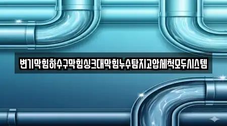 변기막힘하수구막힘싱크대막힘누수탐지고압세척모두시스템