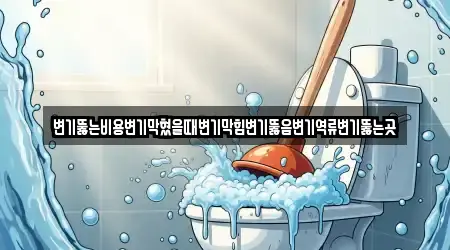 변기뚫는비용변기막혔을때변기막힘변기뚫음변기역류변기뚫는곳