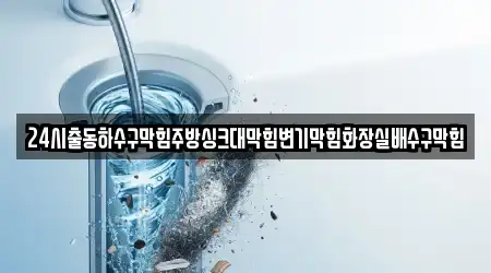 안산시 수암동 검증된 변기막힘 18 업체 리스트