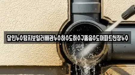 달인누수탐지보일러배관누수하수도하수구뚫음수도아파트천장누수