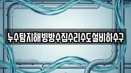 누수탐지해빙방수집수리수도설비하수구