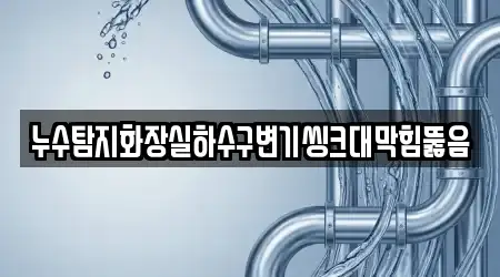 누수탐지화장실하수구변기씽크대막힘뚫음