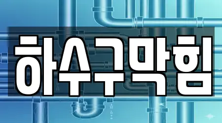 하수구막힘