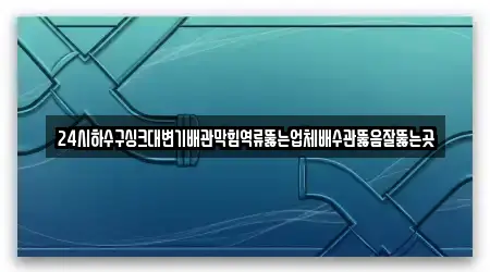 24시하수구싱크대변기배관막힘역류뚫는업체배수관뚫음잘뚫는곳