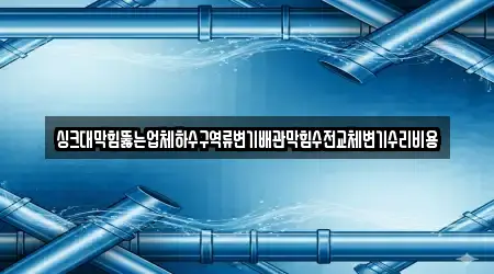 싱크대막힘뚫는업체하수구역류변기배관막힘수전교체변기수리비용
