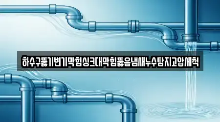 태백 하사미동에서 가까운 누수탐지,싱크대뚫음,하수구막힘,변기뚫음,싱크대막힘 4곳