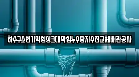 하수구소변기막힘싱크대막힘누수탐지수전교체배관공사