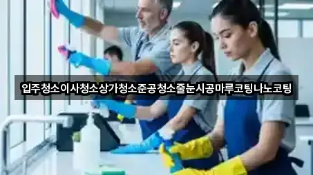 입주청소이사청소상가청소준공청소줄눈시공마루코팅나노코팅
