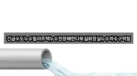 긴급수도누수빌라주택누수천장베란다욕실화장실누수하수구막힘