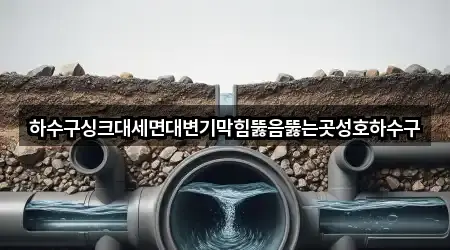하수구싱크대세면대변기막힘뚫음뚫는곳성호하수구