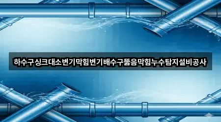 하수구싱크대소변기막힘변기배수구뚫음막힘누수탐지설비공사