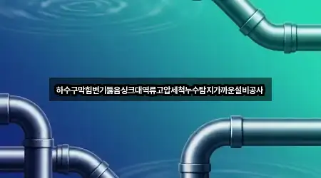 하수구막힘변기뚫음싱크대역류고압세척누수탐지가까운설비공사