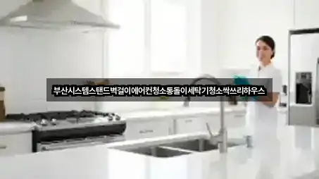 부산시스템스탠드벽걸이에어컨청소통돌이세탁기청소싹쓰리하우스