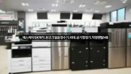에스케이SK매직.원코크얼음정수기.비데.공기청정기.직영렌탈HB