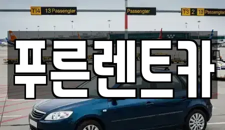 강원 양양군 서면 렌트카 전문 푸른렌트카