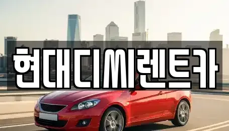 강원 철원군 동송읍 렌트카 전문 현대디씨렌트카