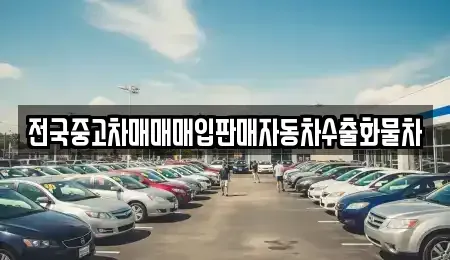 강원 춘천시 운교동 중고차매매 전문 전국중고차매매매입판매자동차수출화물차