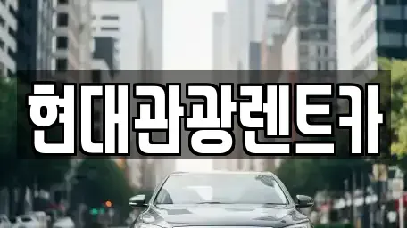 강원특별자치도 속초시 청학동 렌트카 전문 현대관광렌트카