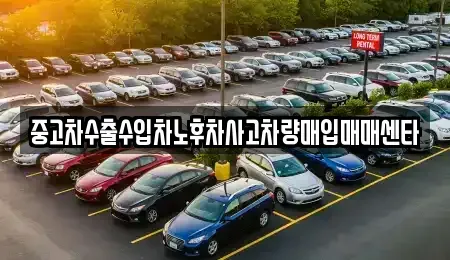 강원특별자치도 속초시 청학동 중고차매입 전문 중고차수출수입차노후차사고차량매입매매센타
