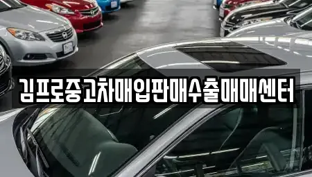 강원특별자치도 영월군 주천면 중고차매입 전문 김프로중고차매입판매수출매매센터