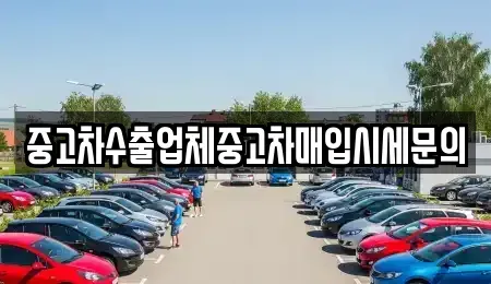 경기 과천시 중고차매입 전문 중고차수출업체중고차매입시세문의