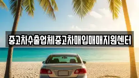 경기 남양주시 이패동 중고차매입 전문 중고차수출업체중고차매입매매지원센터