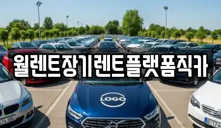 경기 동두천시 걸산동 렌트카 전문 월렌트장기렌트플랫폼직카