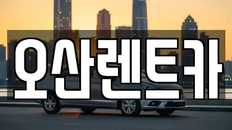 경기 평택시 진위면 렌트카 전문 오산렌트카