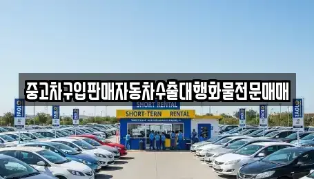 경기 화성시 안녕동 중고차 전문 중고차구입판매자동차수출대행화물전문매매