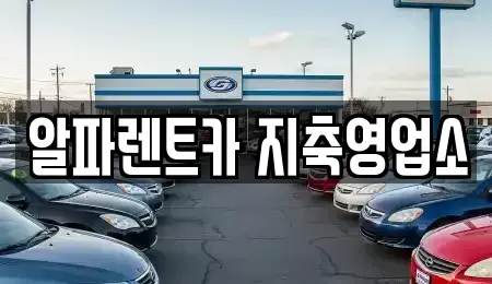 경기도 고양시 덕양구 용두동 렌트카 전문 알파렌트카 지축영업소