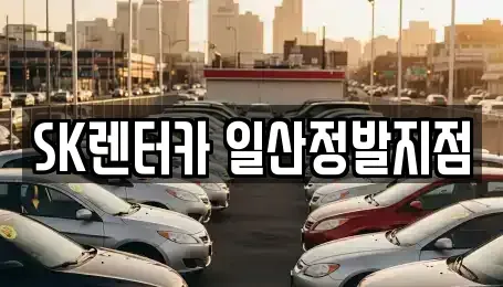 경기도 고양시 일산동구 장항동 장기렌트카 전문 SK렌터카 일산정발지점