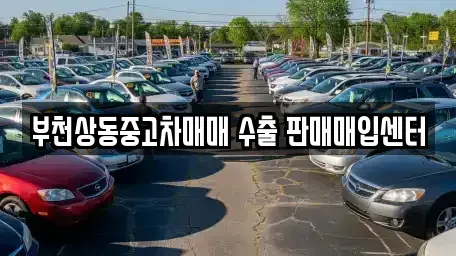 경기도 부천시 원미구 중동 중고차 전문 부천상동중고차매매 수출 판매매입센터