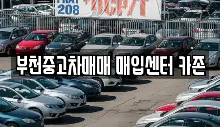 경기도 부천시 원미구 중동 중고차 전문 부천중고차매매 매입센터 카존
