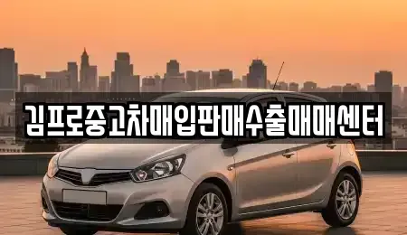 경남 중고차매입 전문 김프로중고차매입판매수출매매센터