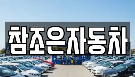 경북 상주시 성하동 중고차 전문 참조은자동차