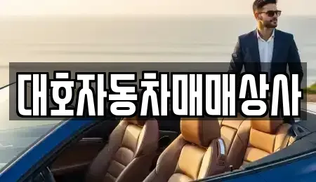 경북 상주시 화산동 중고차매매 전문 대호자동차매매상사