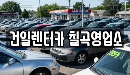 경북 칠곡군 지천면 렌트카 전문 건일렌터카 칠곡영업소