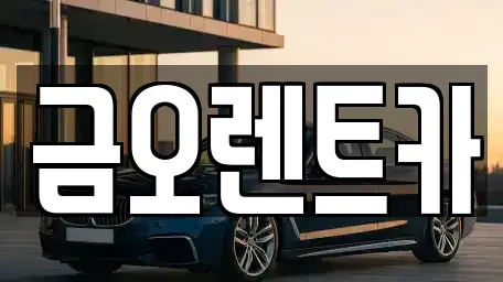 경북 칠곡군 지천면 렌트카 전문 금오렌트카