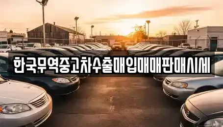 경상남도 진주시 상평동 중고차매입 전문 한국무역중고차수출매입매매판매시세