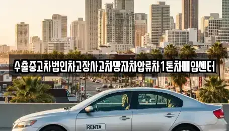 경상남도 창원시 진해구 장천동 중고차매입 전문 수출중고차법인차고장사고차망자차압류차1톤차매입센터