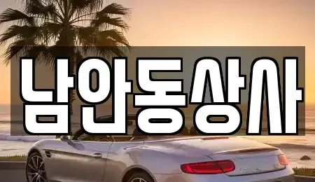 경상북도 안동시 수하동 중고차매매 전문 남안동상사