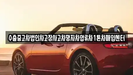 경상북도 안동시 수하동 중고차매매 전문 수출중고차법인차고장사고차망자차압류차1톤차매입센터