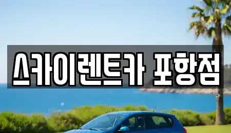 경상북도 포항시 남구 연일읍 렌트카 전문 스카이렌트카 포항점