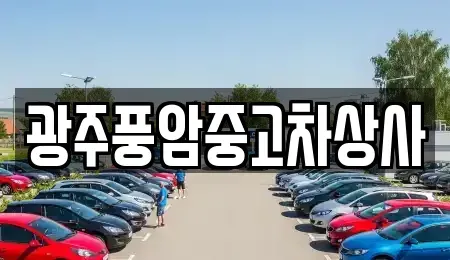 광주광역시 광산구 대산동 중고차 전문 광주풍암중고차상사