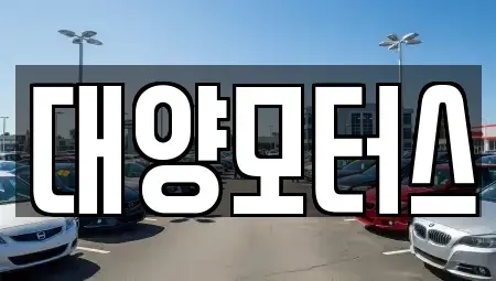 광주광역시 광산구 오산동 중고차 전문 대양모터스