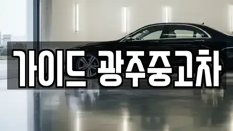 광주광역시 서구 서창동 중고차 전문 가이드 광주중고차