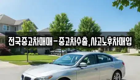 대구 동구 동내동 중고차매입 전문 전국중고차매매-중고차수출,사고노후차매입