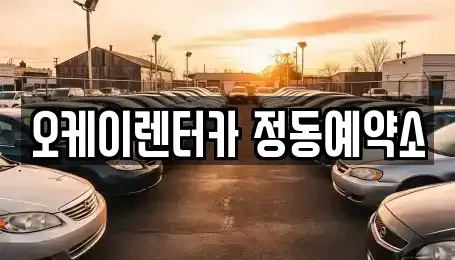 대전광역시 중구 대사동 렌트카 전문 오케이렌터카 정동예약소